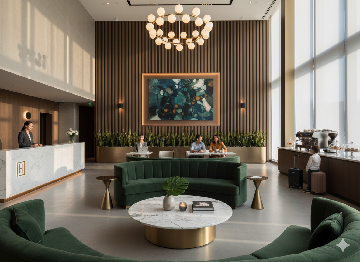 Commercial interior styling